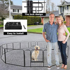 BestPet | Dog Playpen | 24 Inch, 16 Panels | Heavy Duty Metal Pet Exercise Pen - Image 5