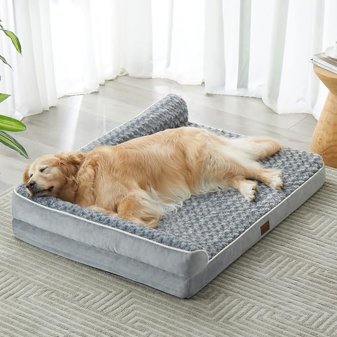 BFPETHOME Orthopedic Dog Bed for Extra Large Dogs-Big Waterproof Sofa Dog Bed by BFPETHOME