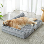 BFPETHOME Orthopedic Dog Bed for Extra Large Dogs-Big Waterproof Sofa Dog Bed by BFPETHOME