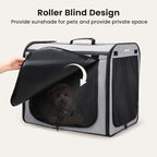 Dog Car Carrier Light Weight 24×17.7×20.5in, Dog Carrier Easy to Assemble - Image 7
