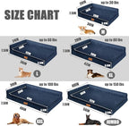 Patas Lague Orthopedic Dog Bed Medium Size Dog 30''X20'', Waterproof L Bolster - Image 5