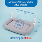 Zakkart Foldable Cat Hammock for Window - Image 4