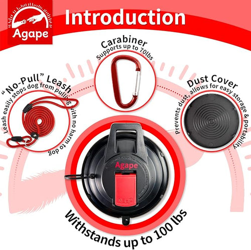 Agape Dog Heavy Duty Suction Cup - Image 2