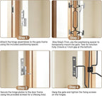 Retractable Dog Gate for Front Door 26" Wide 30.7" Tall Automatic Retractable - Image 6