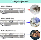 TBTeek Cat Toy, USB Rechargeable Interactive Kitten Toy, 7 Light Modes & - Image 2