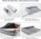 BFPETHOME Orthopedic Dog Beds for Extra Large Dogs, Waterproof Sofa XXL Dog Bed - Image 5
