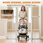 Mumeasy 36" Extra Tall Baby Gate - Image 4