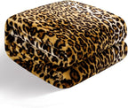 Bnuitland Leopard Print Fleece Flannel Throw Blanket, 300 GSM Double Sided - Image 4