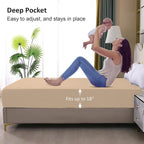 ohano Waterproof Mattress Protector Full, Fitted Sheet Style Breathable - Image 4