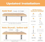 Strong Cat Shelves Stairs for Wall Mounted, 1P Cat Shelf& 2PCS 4 Steps Stairway - Image 6