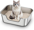 Stainless Steel Cat Litter Box by Unknown