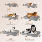 EHEYCIGA Waterproof Dog Bed Orthopedic 47"x29", Memory Foam Pet Bed - Image 3