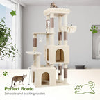 Globlazer Cat Tower for Indoor Cats, Heavy Duty Cat Trees for Large Cats Adult - Image 6