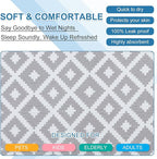 OUTCREATOR® Washable Bed Pads 34" x 76", Incontinence Mattress Protector - Image 5