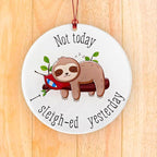 Sloth Gifts for Women, Sloth Ornament, Christmas Ornament 2025 Funny Lazy - Image 5