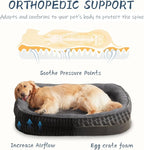 Orthopedic Dog Bed for Extra Large Dogs Breeds, High Density Egg Crate Foam Dog - Image 2