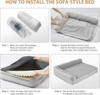 BFPETHOME Orthopedic Dog Beds for Large Dogs-Waterproof Sofa Dog Bed - Image 5