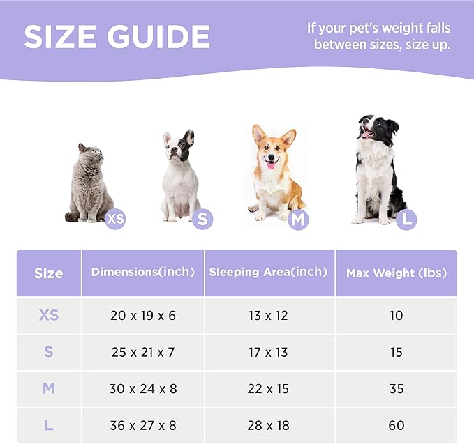 LE SURE Cute Dog Bed for Small Dogs - Image 5