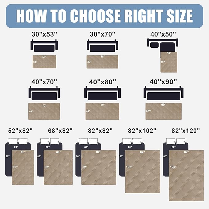 Smiry Waterproof Dog Bed Cover Blanket 30x70, Soft Reversible Pet Blanket - Image 6