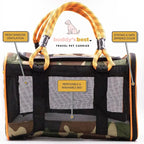 Buddy's Best Airline Approved Pet Carrier – Black & Orange Heavy Duty, Fits - Image 6