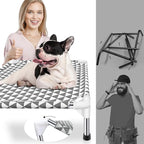 Elevated Outdoor Dog Bed Updated Raised Pet Cot Cooling Puppy Bed Lifted Dog Bed - Image 4