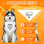 New to The Crew Dog Bandana New Puppy Announcement Gender Reveal Gift - Image 3