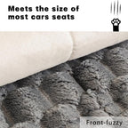 Non-Slip Dog Bed Mat for Car, Fuzzy Backseat Pet Mat, Travel Pet-Friendly Seat - Image 5