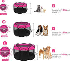 Dog Cat Playpen, Large Puppy Pet Playpen, Dog Crate Tent Cage Indoor/Outdoor - Image 9