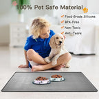 Largest Dog Food Mat, Thinken Waterproof Non-Slip XXXL Pet Feeding Mat - Image 4