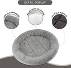 Enjoying Plush Cat Bed Mat, 15.75" Round, Self Warming Dog Bed - Image 5
