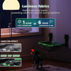 Cat Window Perch Cordless, Glow in The Dark & Stable Cat Beds- Breathable - Image 2