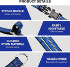 Hikiko Martingale Collar for Dogs Reflective Nylon Dog Collar - Image 2