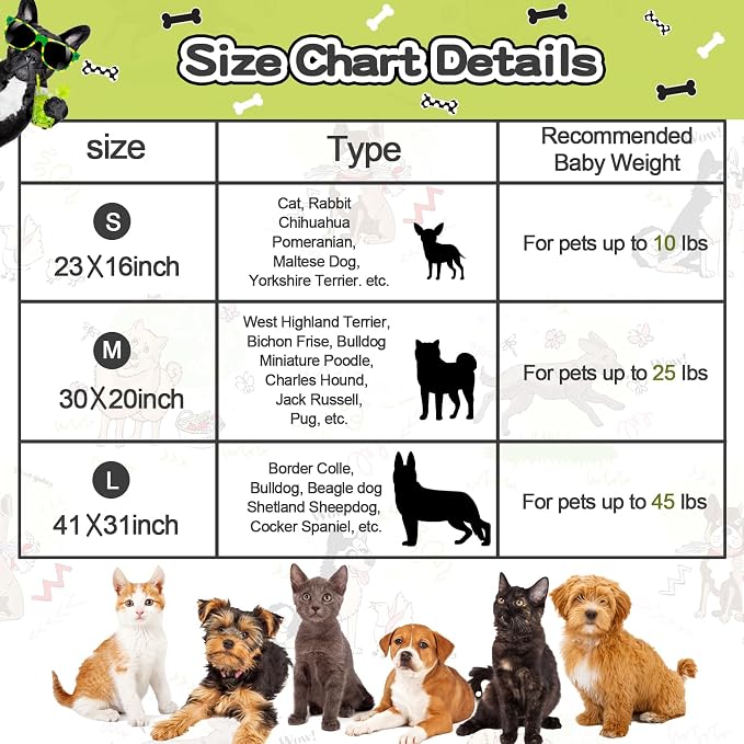 Rezutan Upgraded Dog Blankets for Medium Dogs, 3 Pack Dog Cat Blanket Washable - Image 4