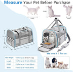 20" Large Soft Sided Cat Carrier Pet Carrier - Image 2