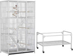 Yaheetech 69'' Extra Large Bird Cage Metal Parrot Cage w/Detachable Stand - Image 8