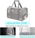 Soft-Sided Cat Carrier for Pets Up to 15lbs, Airline Approved Under-Seat Travel - Image 4