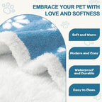 Waterproof Blanket for Dog Cat or Adult, Cute 3D Textured Flower Dog Blanket - Image 3