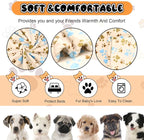 Rezutan Dog Blanket for Large Dogs, Upgraded 3 Pack Dog Cat Flannel Blankets - Image 2