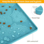Ptlom Dog Food Mat Anti-Slip Pet Bowl Mats - Image 5
