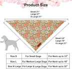 ADOGGYGO Floral Dog Bandanas 2 Pack, Daisy Flower Pet Scarf, Premium Fabric - Image 4