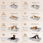 EHEYCIGA Orthopedic Dog Beds for Large Dogs, Waterproof Memory Foam Large Pet - Image 2