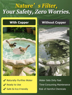 Mellbree 3-Pack Bird Bath Copper Disk, 0.6mm Reinforced 99.99% Pure Copper - Image 2