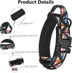 DAGANXI Tactical Dog Collar, Adjustable Military Training Nylon Dog Collar - Image 3
