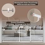 WAOWAO Baby Gate 29.13-43.3" Extra Wide Pressure Mounted Walk Through Swing - Image 6