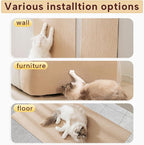 KEYIDE Self-Adhesive Cat Scratch Wall Climber, Wall Cat Scratcher Mat - Image 6