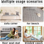 Sofa Cover Fuzzy Couch Cover for Pet, Couch Covers for Dogs Washable Non-Slip - Image 5