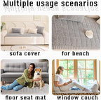 Sofa Cover Fuzzy Couch Cover for Pet, Couch Covers for Dogs Washable Non-Slip - Image 6
