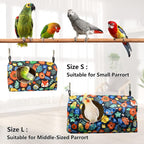 Bird Warm Bed Sleeping Nest House Snuggle Hanging Hut Hammock Hideaway Cave - Image 4