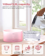 Pink Cat Water Fountain:108oz/3.2L Cat Fountain Super Silent Pet Water Fountain - Image 6