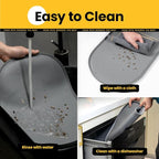 Dog Food Mat, Raised Edges Pet Food Mats - Image 6